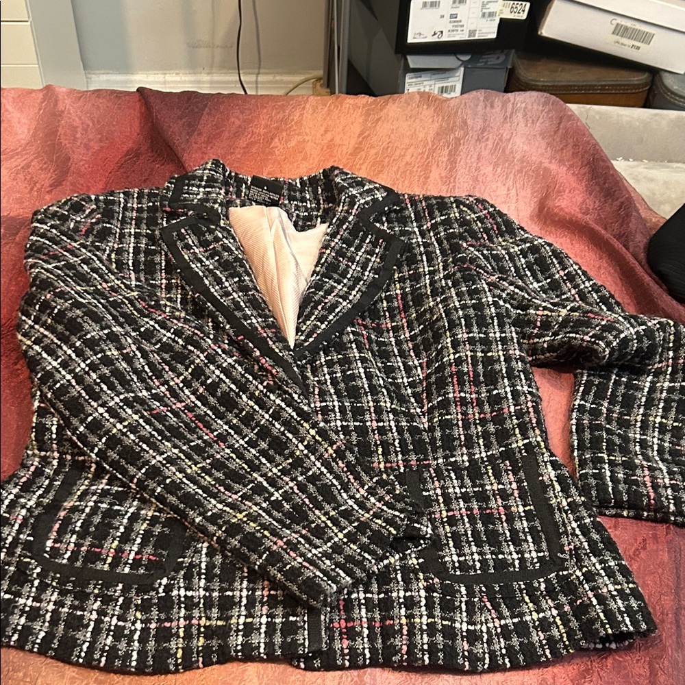 George Simonton Multicolor‎ Tweed Blazer